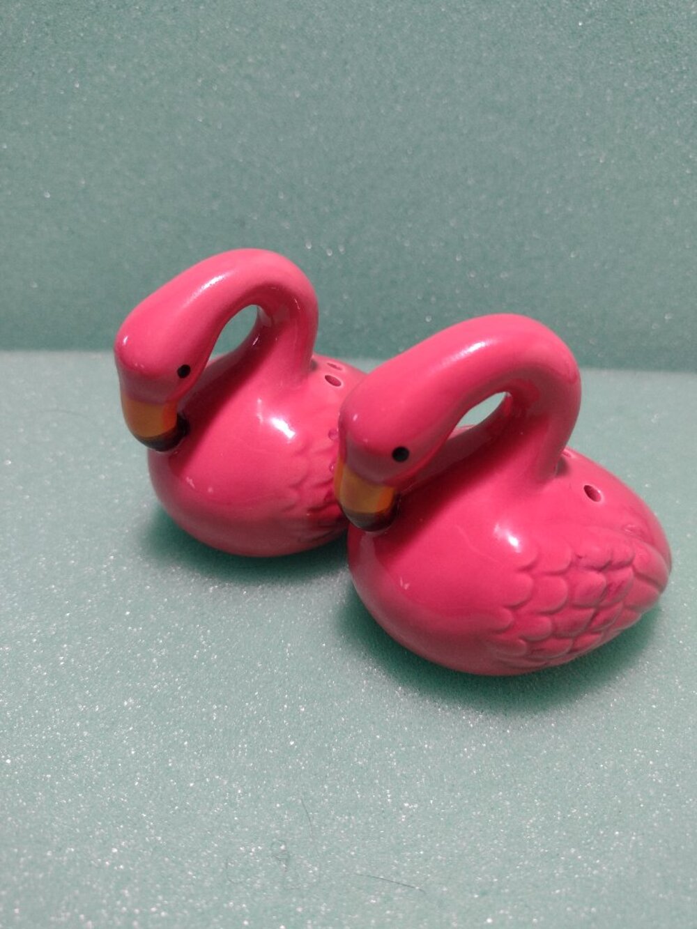 Pink Flamingo Salt & Pepper Shakers